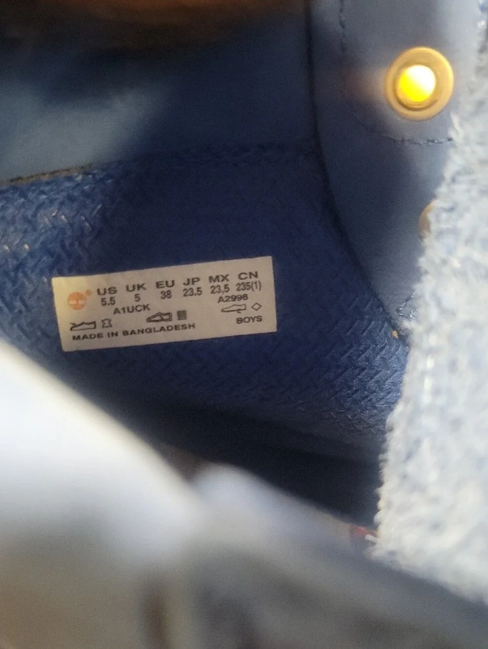 Timberland Champion Colab Royal Blue Nubuck Work Boots with Gum Outsole